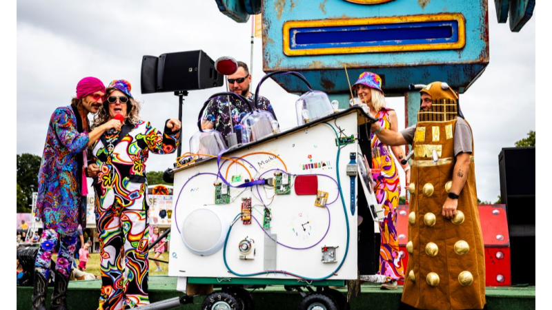 Fancy dress parade and surprise celebrity appearances on day three of Camp Bestival Shropshire